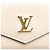 Cartera Lock Mini Tri-fold Louis Vuitton Gris - vista 9