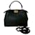 Fendi Peekaboo Leather 2-Way Handbag Black  ref.2514648