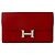 Cartera Larga Constance de Hermès en Cuero Epsom Rojo Roja
