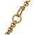 Collana pendente in oro placcato con taglio a diamante CC di Chanel D'oro - vista 4
