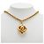 Collana pendente in oro placcato con taglio a diamante CC di Chanel D'oro - vista 6