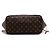 Louis Vuitton Borsa Neverfull MM Monogram Marrone - vista 3