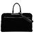 Borsa da viaggio in shearling nero Saint Laurent
