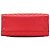 Borsa cabas Monogram in vitello rosso Saint Laurent - vista 3