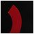 Bufanda Chanel Cambon 31 Rue Cambon Negro Roja - vista 3