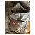 Prada beige down jacket parka with removable fur collar - view 12