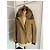 Prada beige down jacket parka with removable fur collar - view 2