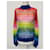 Autre Marque Offener Strickpullover Baumwolle und Mohair Mehrfarben  - Ansicht 4