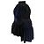 Top sin mangas de terciopelo Loewe Negro Azul marino