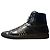Saint Laurent Paris Sneakers High-Top Borchiate Nero Pelle