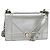 Christian Dior Borsa a Spalla Chain Diorama in Pelle Argento Auth BA5163