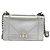 Christian Dior Borsa a Spalla Chain Diorama in Pelle Argento Auth BA5163 - vista 13
