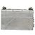 Christian Dior Borsa a Spalla Chain Diorama in Pelle Argento Auth BA5163 - vista 2