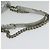 Christian Dior Borsa a Spalla Chain Diorama in Pelle Argento Auth BA5163 - vista 7