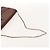 CARTIER Bolsa de Cadena Must Line Cuero 2Set Burdeos Auth ac3876 - vista 5