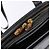 Borsa a spalla GUCCI Bamboo in pelle verniciata nera e oro Auth gh652 Nero D'oro - vista 18