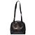 Borsa a spalla GUCCI Bamboo in pelle verniciata nera e oro Auth gh652 Nero D'oro - vista 2