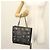 CHANEL Borsa Tote a Catena Tela Nera Oro CC Auth 142312 Nero D'oro - vista 20