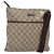 Gucci Borsa a Spalla GG Supreme PVC Beige Oro 141626 Auth bs28880 D'oro