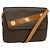 Céline Borsa a Spalla in Tela Macadam CELINE in Pelle PVC Marrone Oro Auth 140473 D'oro