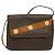 Céline Borsa a Spalla in Tela Macadam CELINE in Pelle PVC Marrone Oro Auth 140473 D'oro - vista 13