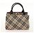 BURBERRY Nova Check Bag Nylon Leather 2 Set Beige Green Auth 139805 Verde - vista 9