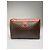 Céline Clutch in pelle monogramma Triomphe vintage di Celine marrone - vista 5