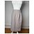 Saia de Lã Vintage Dior Ecru LL Cinza - vista 7