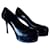YSL Yves Saint Laurent Rive Gauche Escarpins Noirs à Plateforme - 38½  - vue 2