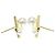 Orecchini Tasaki Balance Cross - vista 2