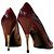 Stella Mc Cartney Stella McCartney Décolleté Rosso Bordeaux Vernice - 39 - vista 3