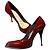 Stella Mc Cartney Stella McCartney Décolleté Rosso Bordeaux Vernice - 39 - vista 5