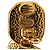 Orecchini a catena Coco Mark vintage di Chanel D'oro - vista 3