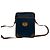 Borsa a spalla/Pochette in pelle con logo a cavallo Nova Check di Burberry Marrone Blu navy