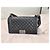Bolso Boy de piel envejecida acolchada negra con cadena mediana de Chanel Negro - vista 2