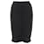 Autre Marque Alexander Wang gathered high waisted pencil skirt Black Polyamide Nylon  ref.2515422