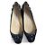 Jimmy Choo Black Patent Leather Bejewelled Ballet Flats