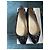 Jimmy Choo Black Patent Leather Bejewelled Ballet Flats - view 2
