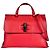 Bamboo Borsa quotidiana Gucci in pelle rossa e bambù Rosso