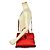Bamboo Borsa quotidiana Gucci in pelle rossa e bambù Rosso - vista 9