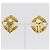 Orecchini vintage CC a clip in metallo di Chanel D'oro - vista 2