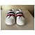 Baskets Moncler enfant en cuir blanc taille 32 - vue 4