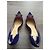 Décolleté Christian Louboutin con Borchie Multicolori Camoscio Viola 39 Multicolore Viola scuro - vista 3