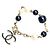 Bracciale Charm Coco Mark di Chanel Nero D'oro - vista 2