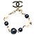 Bracciale Charm Coco Mark di Chanel Nero D'oro - vista 3