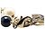 Bracciale Charm Coco Mark di Chanel Nero D'oro - vista 4