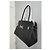 Bolso Furla de cuero liso negro con acabados dorados Gold hardware - vista 2