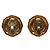 Orecchini a clip placcati in oro Chanel con perle finte D'oro - vista 2