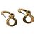 Orecchino Pierce in metallo dorato Christian Dior Auth bs29177 D'oro