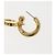 Orecchino Pierce in metallo dorato Christian Dior Auth bs29177 D'oro - vista 10